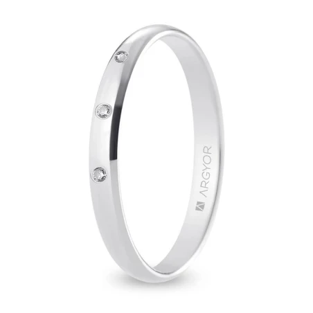 Alianza oro blanco B25CP3D