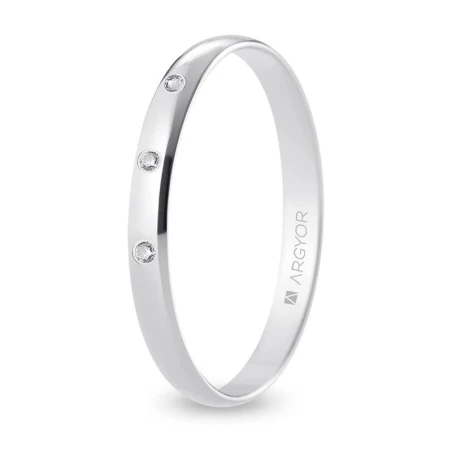 Alianza oro blanco B25RP3D