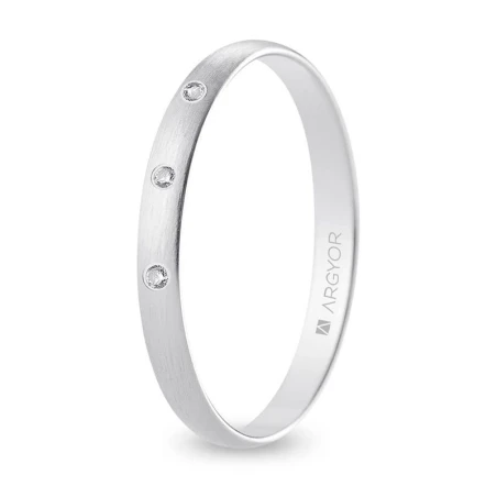 Alianza oro blanco B25RS3D