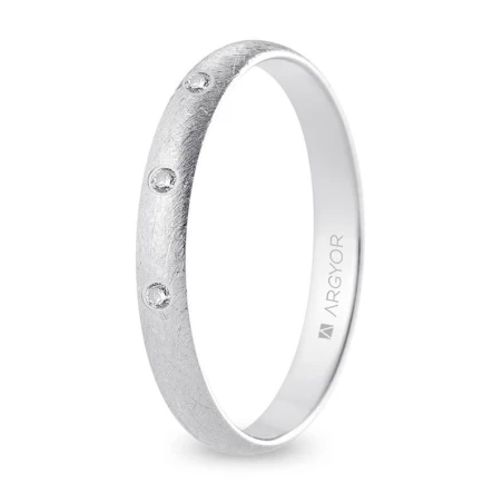 Alianza oro blanco B30CH3D