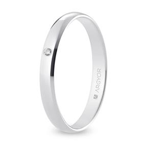 Alianza oro blanco B30CP1D