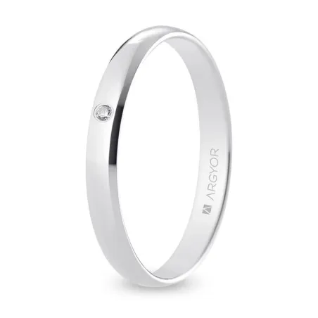 Alianza oro blanco B30CP1D