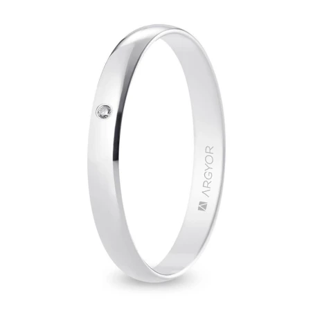 Alianza oro blanco B30RP1D