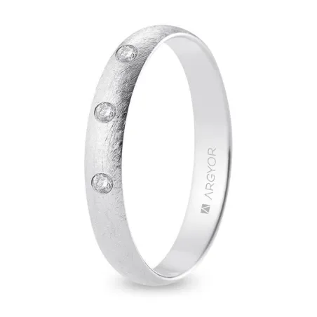 Alianza oro blanco B35CH3D