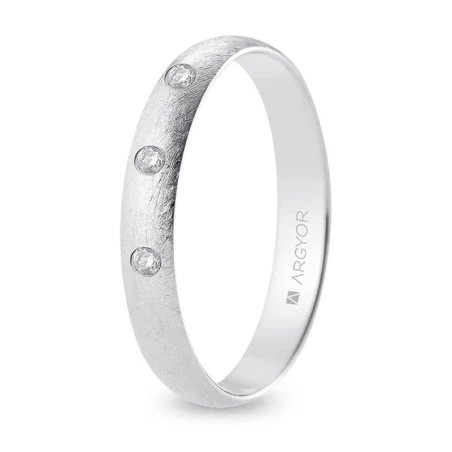 Alianza oro blanco B35CH3D