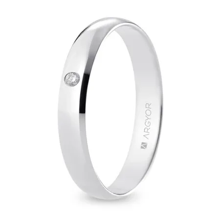 Alianza oro blanco B35CP1D