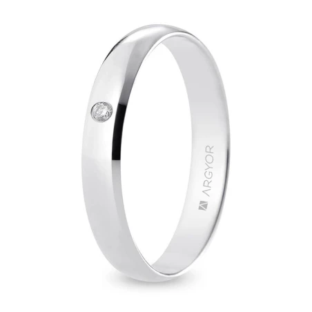 Alianza oro blanco B35CP1D