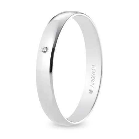 Alianza oro blanco B35RP1D