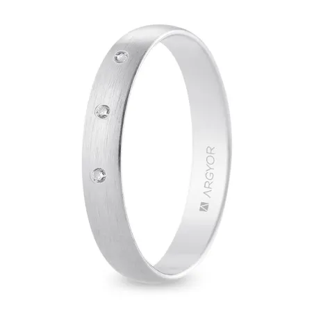 Alianza oro blanco B35RS3D