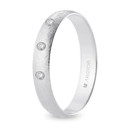 Alianza oro blanco B40CH3D