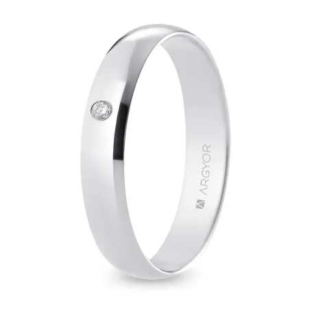 Alianza oro blanco B40CP1D