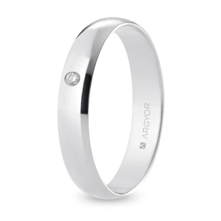 Alianza oro blanco B40CP1D