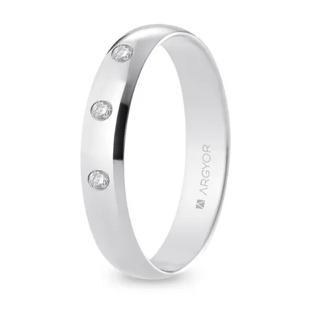 Alianza oro blanco B40CP3D