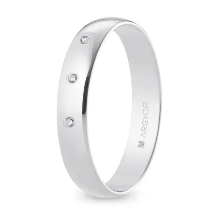 Alianza oro blanco B40RP3D