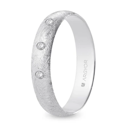Alianza oro blanco B45CH3D