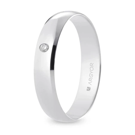 Alianza oro blanco B45CP1D