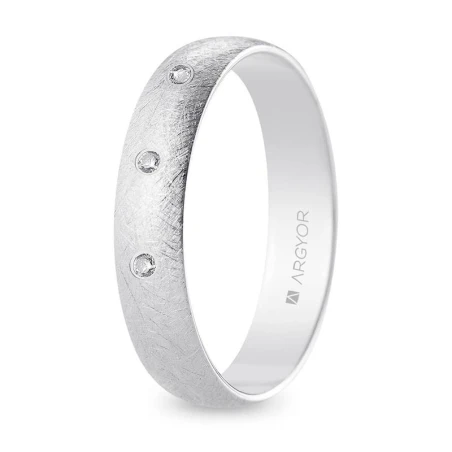 Alianza oro blanco B45RH3D