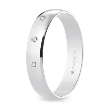 Alianza oro blanco B45RP3D