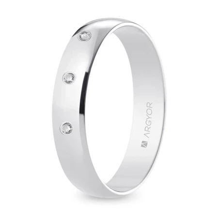 Alianza oro blanco B45RP3D