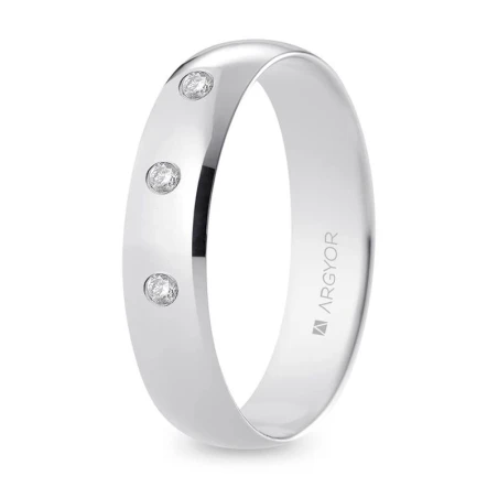 Alianza oro blanco B50CP3D