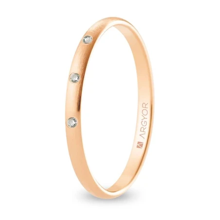 Alianzas oro rosa R20CS3D