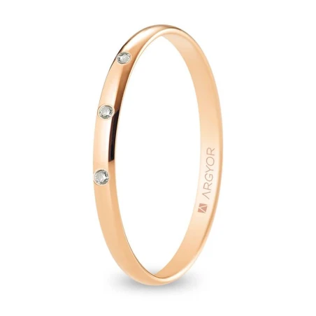 Alianzas oro rosa R20RP3D