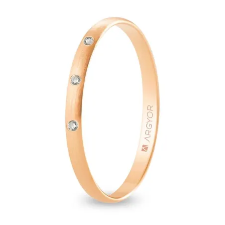 Alianzas oro rosa R20RS3D