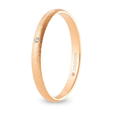 Alianza oro rosa R25CH1D