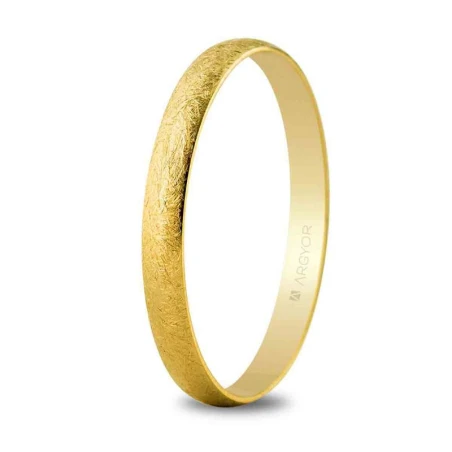 Alianza de boda oro 2,5mm hielo 50253H