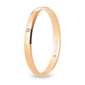 Alianza oro rosa R25RP1D