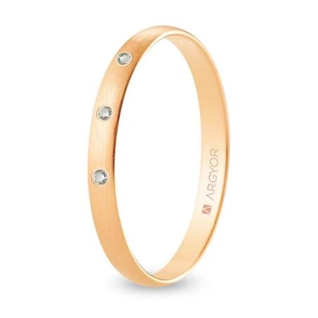 Alianza oro rosa R25RS3D