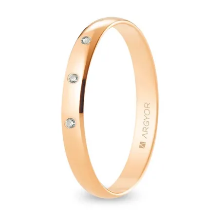 Alianza oro rosa R30RP3D