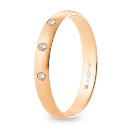 Alianza oro rosa R35CS3D