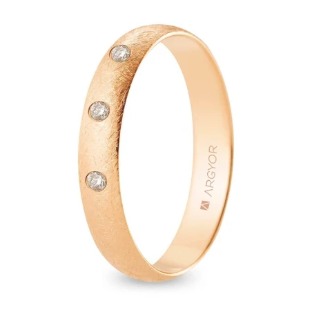 Alianza oro rosa R40CH3D