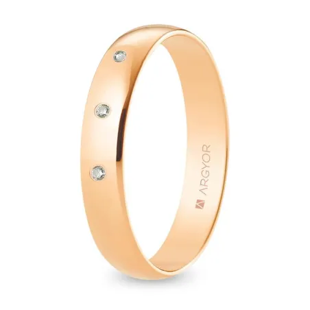 Alianza oro rosa R40RP3D