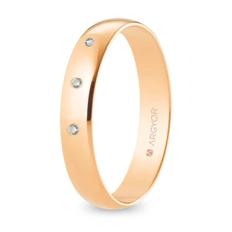 Alianza oro rosa R40RP3D