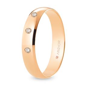 Alianza oro rosa R45CP3D