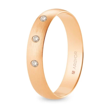 Alianza oro rosa R45CS3D
