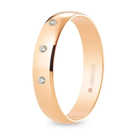 Alianza oro rosa R45RP3D