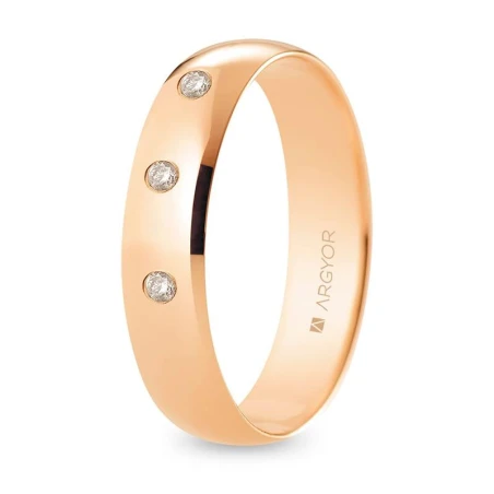 Alianza oro rosa R50CP3D
