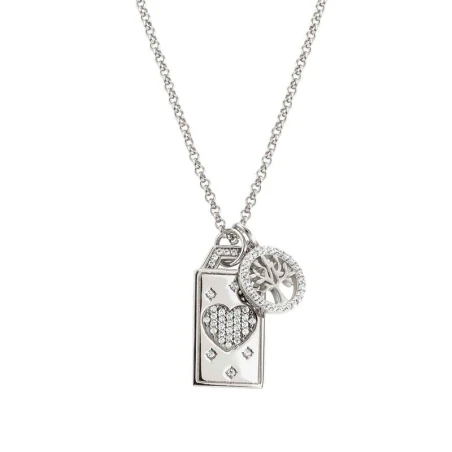 Gargantilla Nomination Talismani Mujer Árbol de la Vida y Corazón Plata y Circonitas blancas 149514/021