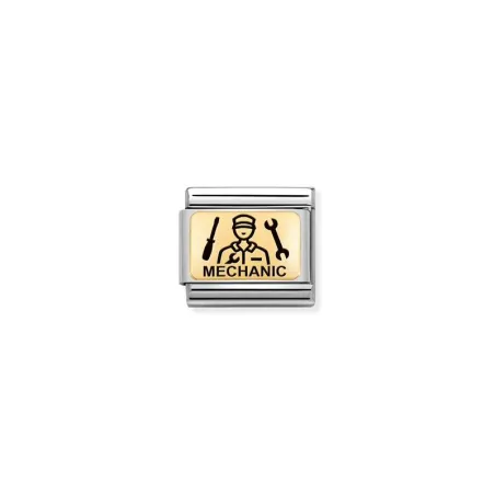 Composable Classic PLACAS (IC) en acero y oro 750 Mecanico