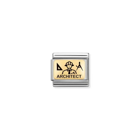 Composable Classic PLACAS (IC) en acero y oro 750 Arquitecto