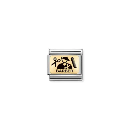 Composable Classic PLACAS (IC) en acero y oro 750 Barbero