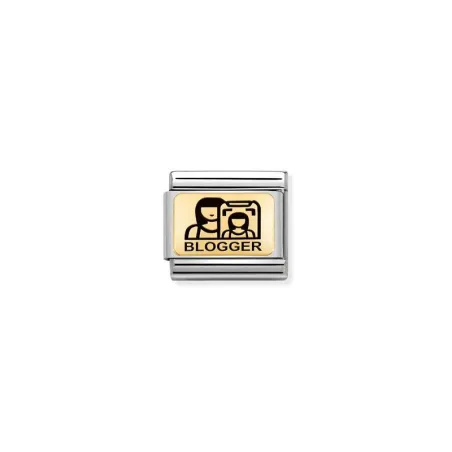 Composable Classic PLACAS (IC) en acero y oro 750 Blogger