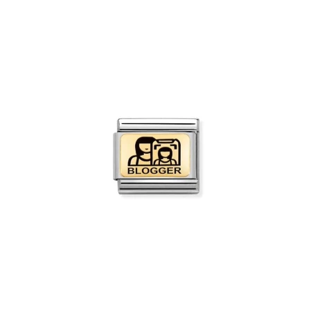 Composable Classic PLACAS (IC) en acero y oro 750 Blogger