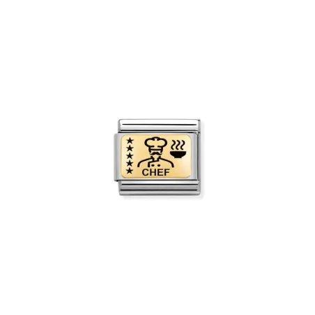 Composable Classic PLACAS (IC) en acero y oro 750 Cocinero
