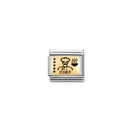 Composable Classic PLACAS (IC) en acero y oro 750 Cocinero