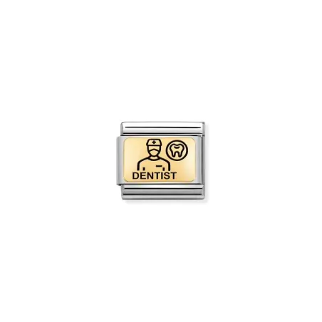 Composable Classic PLACAS (IC) en acero y oro 750 Dentista
