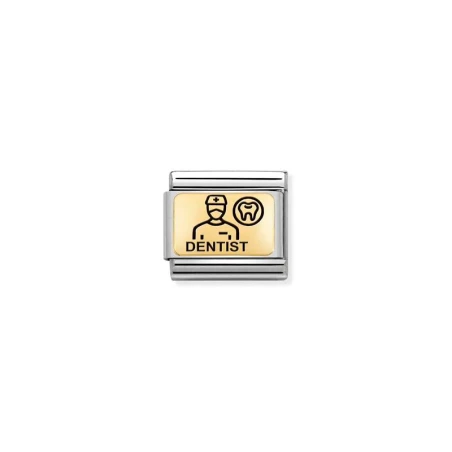 Composable Classic PLACAS (IC) en acero y oro 750 Dentista